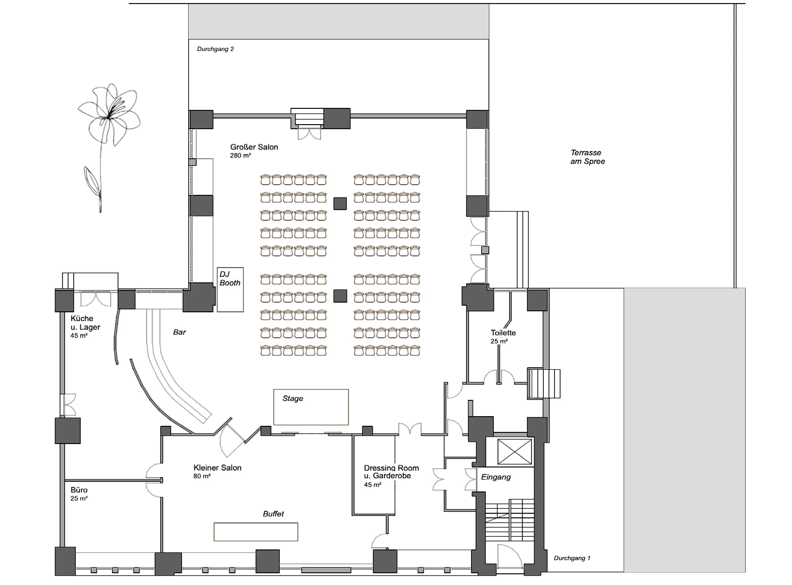 Floor plan - Event layout