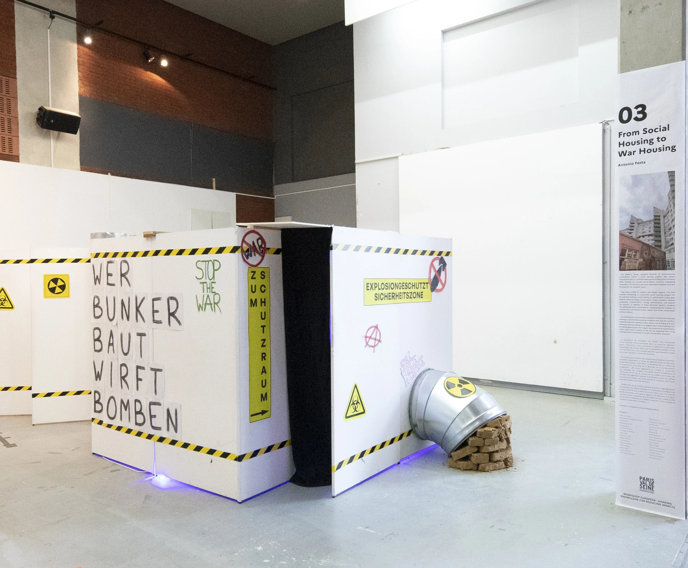 Studentische Installation - Außenansicht