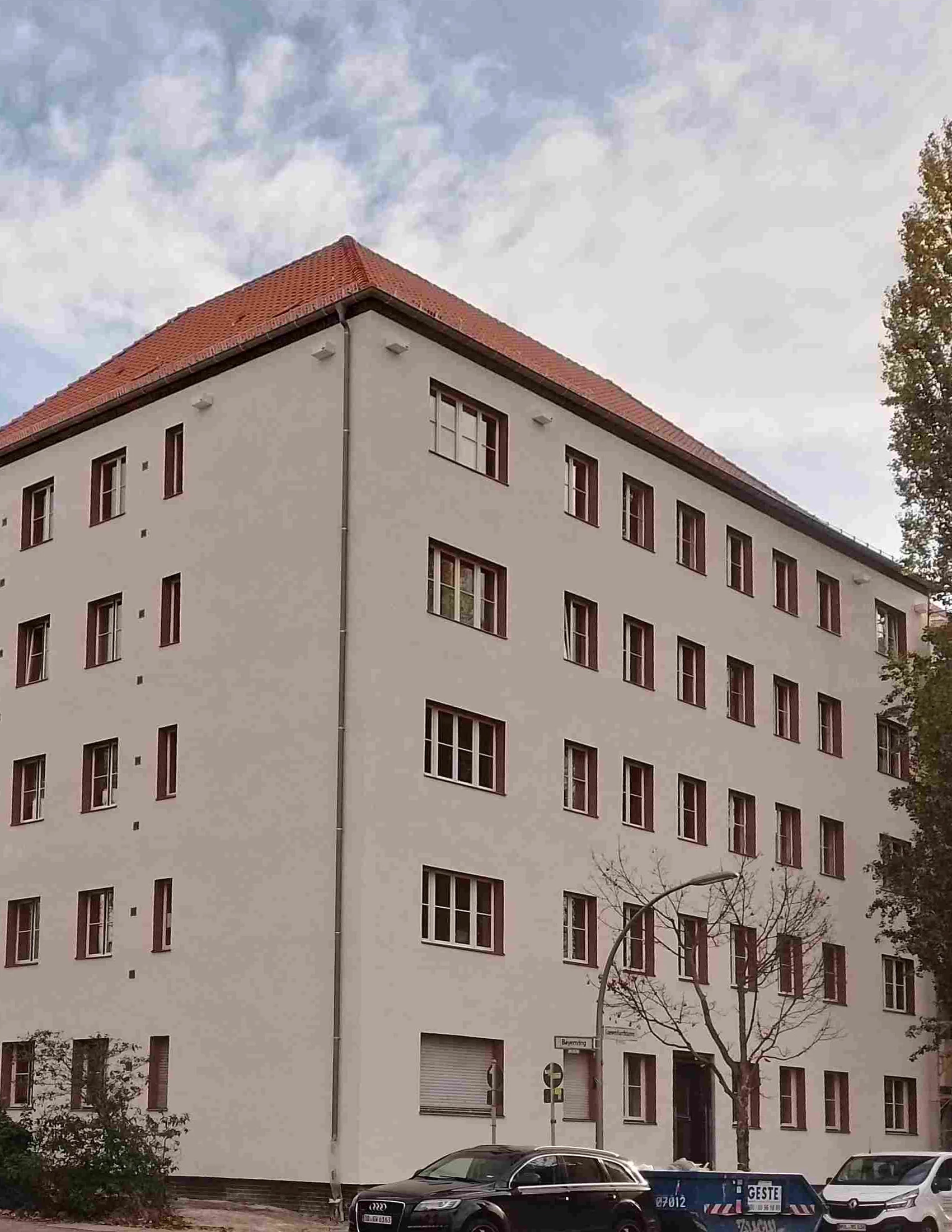 Building corner - Completed works