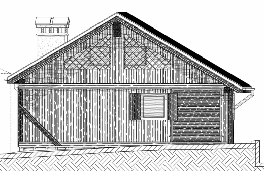 Elevation - Existing timber structure