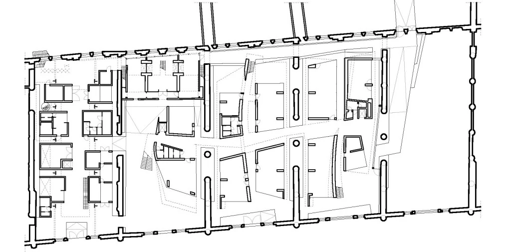 Grundriss - Büro- und Laborflächen