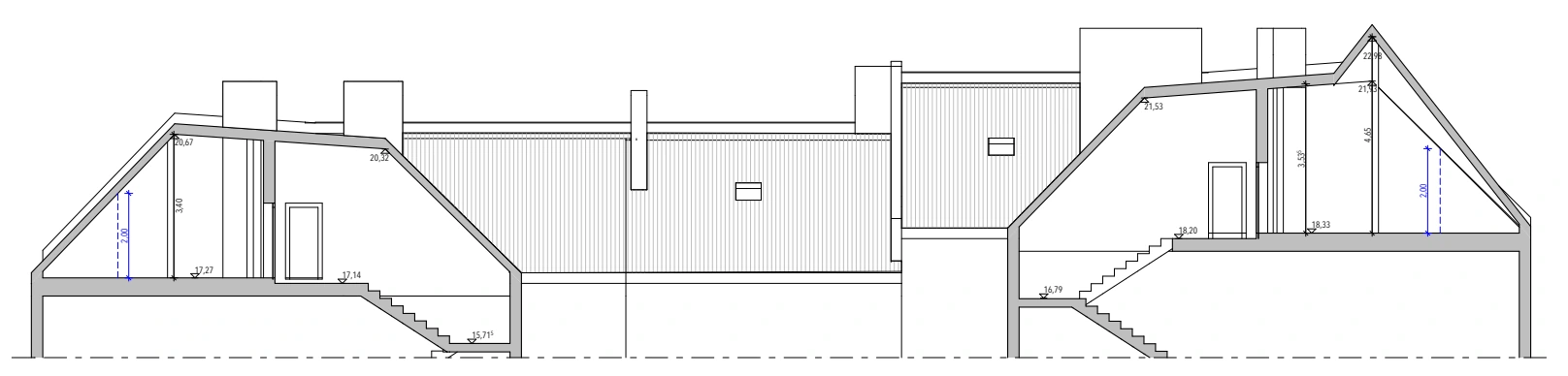 Section - Roof structure