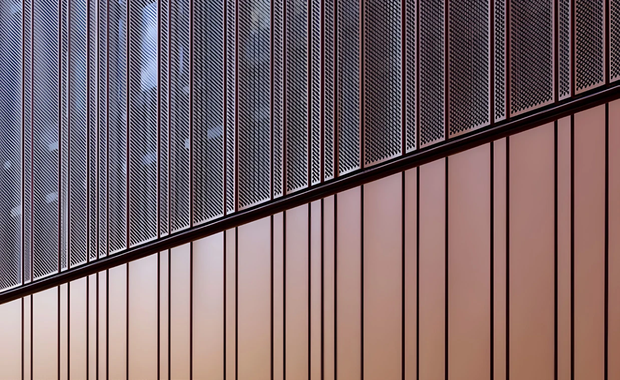 Fassadendetail - Material und Gliederung