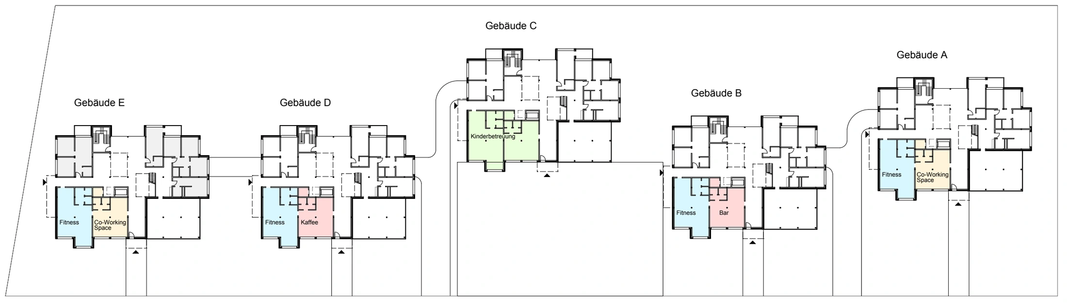 Grundrisse - Gemeinschaftsräume