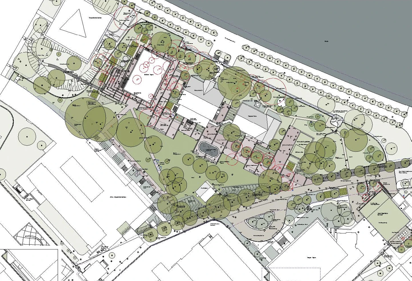 Lageplan - Grüne Mitte des Campus