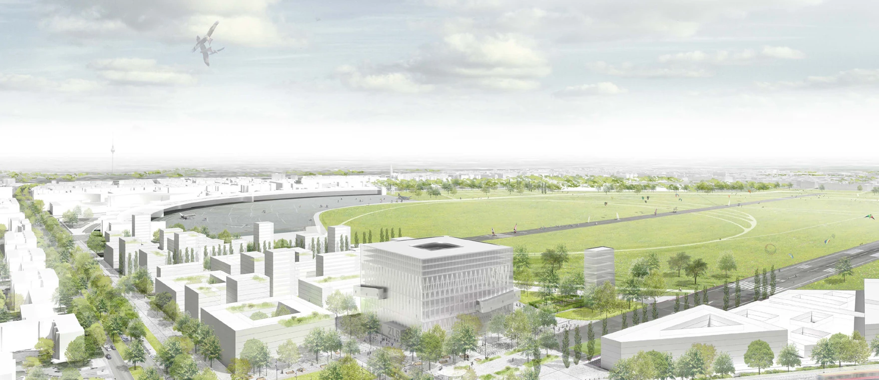 Visualisation - Library and Tempelhofer Feld