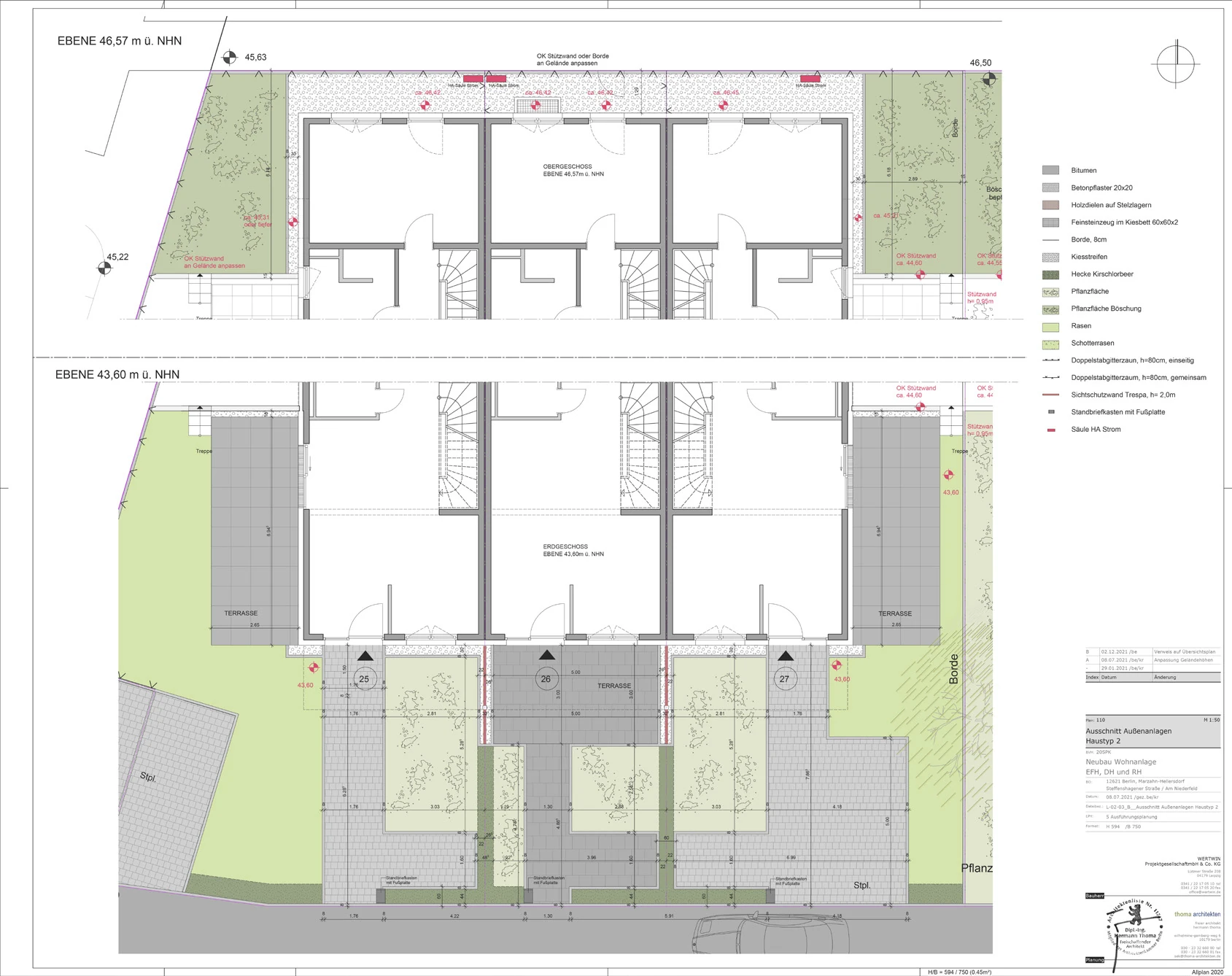 Floor plan and landscape - Design proposal