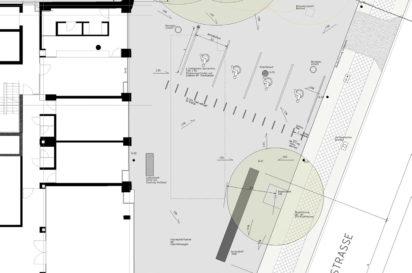Floor plan - Entrance and external spaces