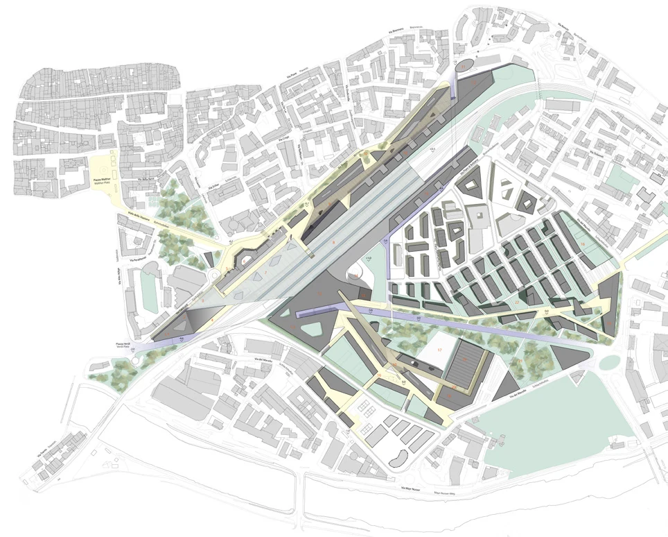 Axonometric - Station district
